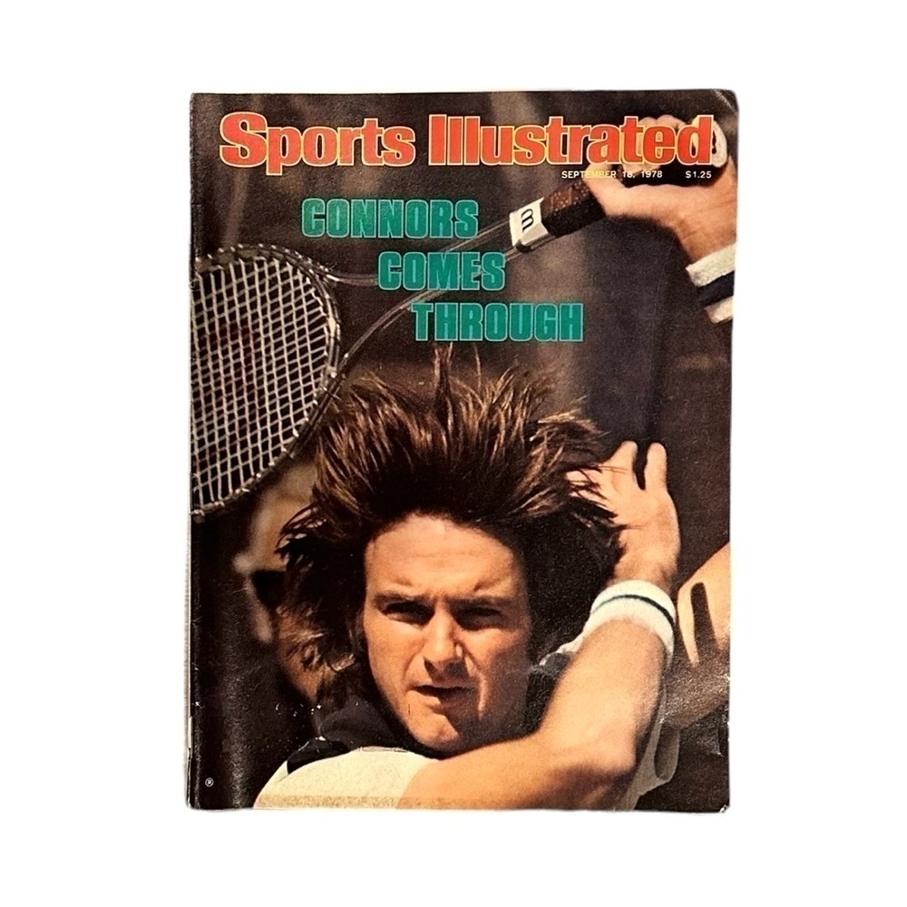Sports Illustrated Magazine September 18, 1978 Tennis US Open Jimmy Connors